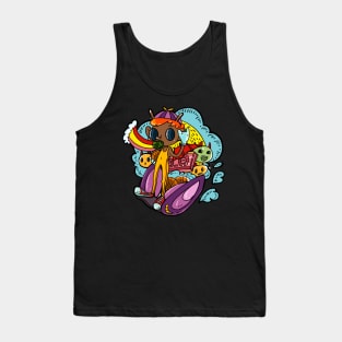 Graffiti rugby football Tank Top